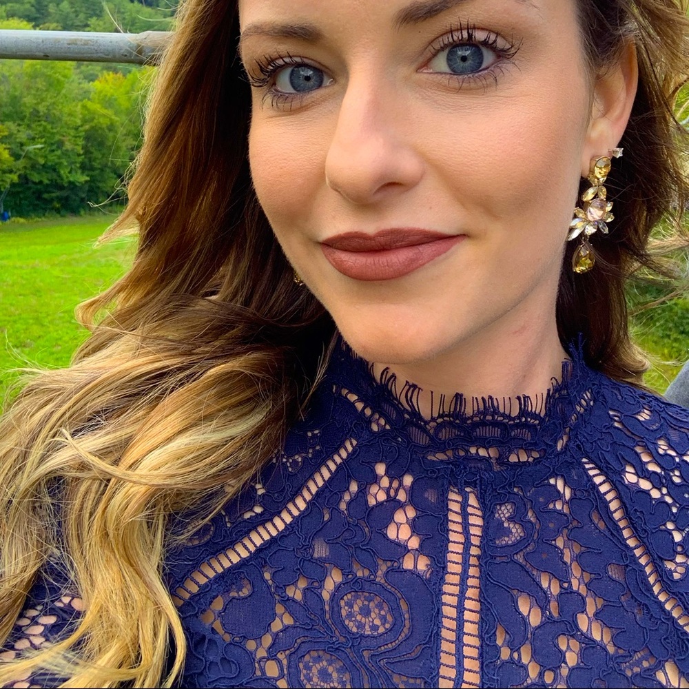 *SOLD*Beautiful Blue lace dress